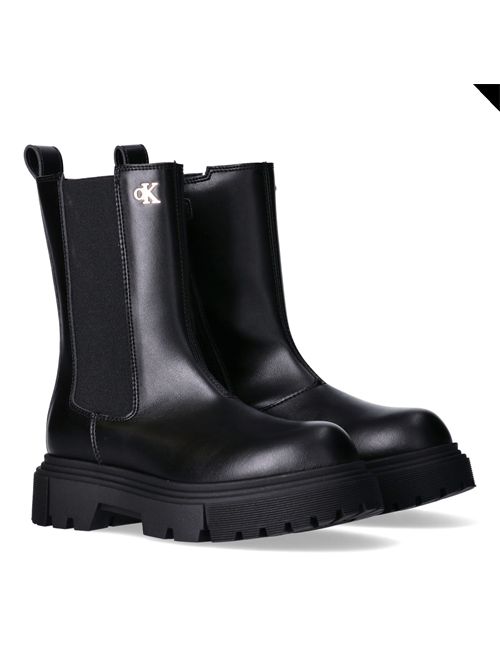Stivali neri logo CALVIN KLEIN | 83137NERO